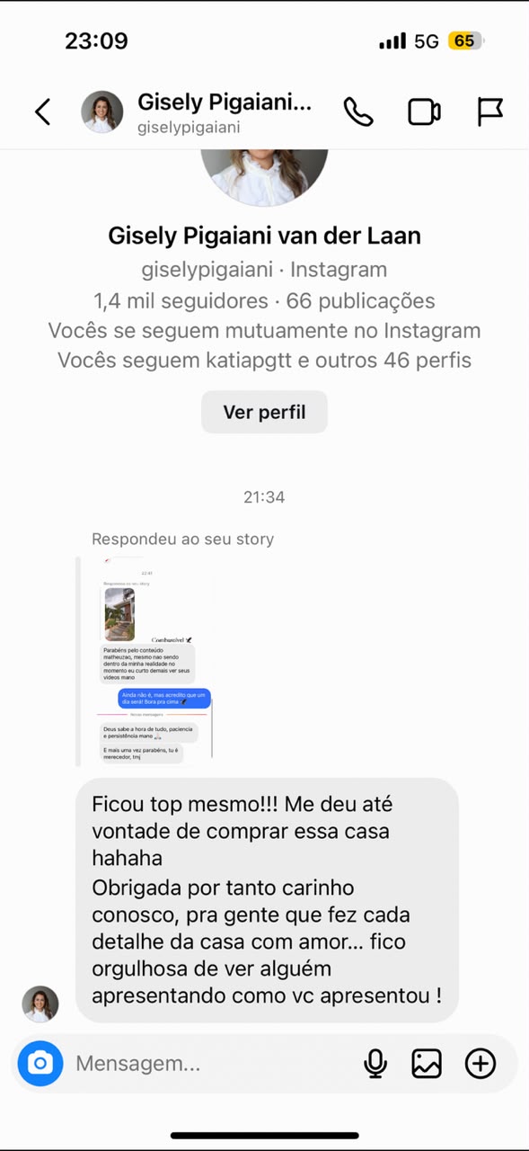 Depoimento recebido via mensagem privada — 3 de 6
